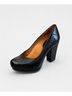 Earthies 100% Patent Leather Snake Print Black Heels Size 6 1/2 - photo 13