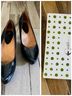Earthies 100% Patent Leather Snake Print Black Heels Size 6 1/2 - photo 10
