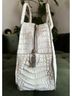 Anat Marin 100% Leather Ivory Weekender One size - photo 3