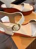 Michael Kors 100% Leather Solid White Wedges Size 10 - photo 8