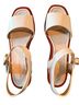 Michael Kors 100% Leather Solid White Wedges Size 10 - photo 1