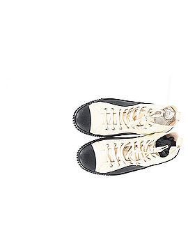 Balenciaga Balenciaga Rubber Cap Toe High Top Sneakers in White Canvas (view 1)