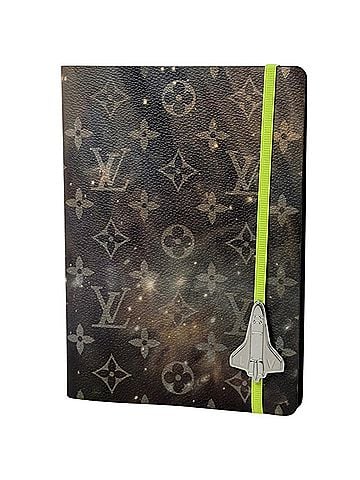 Louis Vuitton Louis Vuitton Cahier Gustave MM Notebook/Memo Pad, Monogram Galaxy, Brown, GI0359, Women's (view 1)