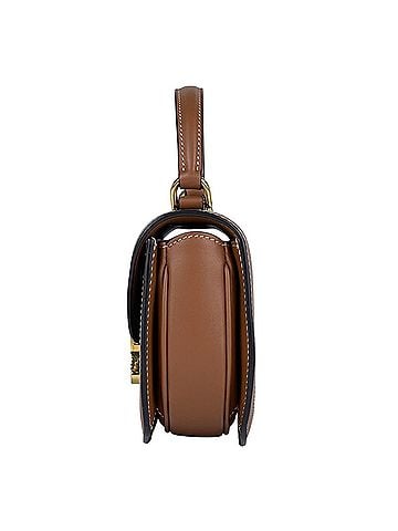 Céline Celine Triomphe Mini Besace Claire 2-Way Shoulder Bag/Handbag, Coated Canvas, Brown, Women's (view 2)