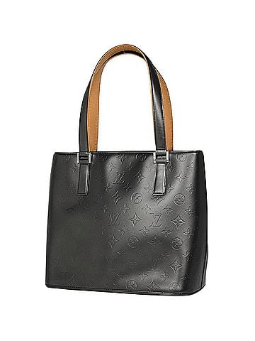 Louis Vuitton Louis Vuitton Stockton Shoulder Bag, Handbag, Tote Monogram Mat Noir (Black) M55112, Women's (view 1)