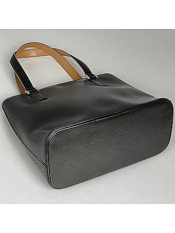 Louis Vuitton Louis Vuitton Stockton Shoulder Bag, Handbag, Tote Monogram Mat Noir (Black) M55112, Women's (view 2)