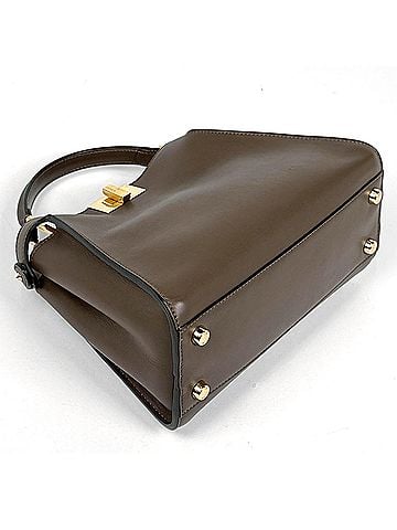 Fendi Fendi Peekaboo 2-Way Shoulder Bag/Handbag, Leather, Brown, 8BN302, Women's (view 2)
