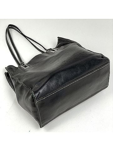 Prada Prada PRADA Logo Plate Tote Bag Shoulder Leather Nero (Black) BR1566 Women's (view 2)