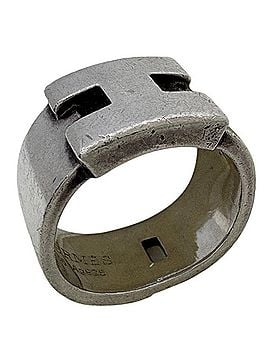 Hermès Hermes Hercules Ring with H Logo, Sterling Silver 925, Women's (view 1)