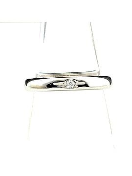 Tiffany & Co. Tiffany &amp; Co. Stacking Band Ring, Platinum Ring with Diamonds, Pt950, Women's (view 1)