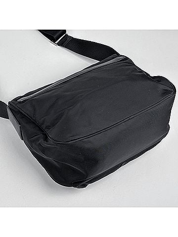 Prada Prada PRADA Logo Plate Shoulder Bag Messenger Tessuto Nylon Nero (Black) BT0713 Women's (view 2)