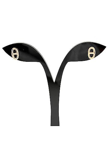 Hermès Hermes Chaine d'Ancre Farin d'Or TPM Earrings, Pink Gold (PG), 750, Women's Earrings (view 1)