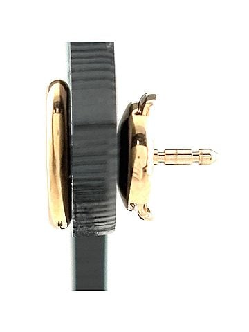 Hermès Hermes Chaine d'Ancre Farin d'Or TPM Earrings, Pink Gold (PG), 750, Women's Earrings (view 2)