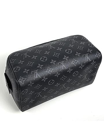 Louis Vuitton Louis Vuitton Dopp Kit Pouch Travel Bag/Second Bag in Damier Graphite Black (M46354) for Men (view 2)