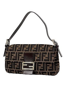 Fendi Fendi Zucca pattern Mamma Baguette handbag, one-shoulder bag, canvas, brown, 26424, women's. (view 1)