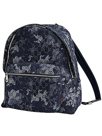 Gucci Gucci GG Denim Large Backpack Daypack Rucksack Navy 849008 Men's (view 1)