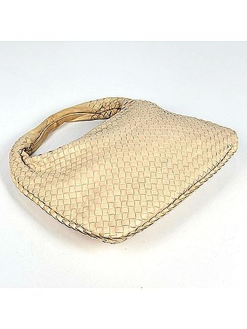 Bottega Veneta Bottega Veneta Intrecciato Shoulder Bag Hobo Handbag Leather Light Beige 115653 Women's (view 2)