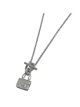 Hermès Hermes Amulette Constance Necklace, Sterling Silver 925, Silver, Women's (view 1)