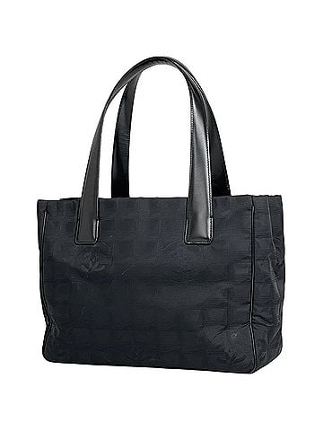 Chanel Chanel New Travel Line Tote PM Coco Mark Handbag Nylon Jacquard Black A20457 Women's (view 1)