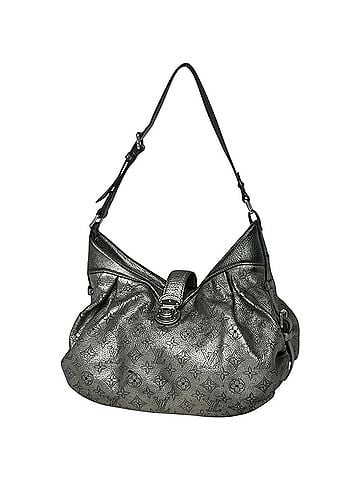 Louis Vuitton Louis Vuitton Solar PM Shoulder Bag, Monogram Mahina, Silver, M93124, Women's (view 1)