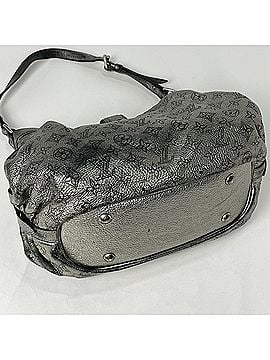 Louis Vuitton Louis Vuitton Solar PM Shoulder Bag, Monogram Mahina, Silver, M93124, Women's (view 2)