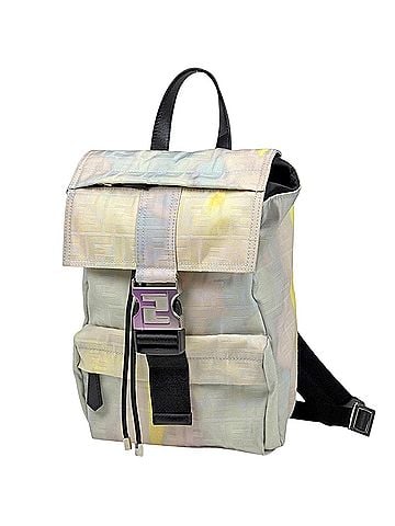 Fendi Fendi FENDI Fendiness Backpack Logo Daypack Nylon Multicolor 7VZ067 Women's (view 1)