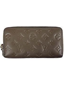 Louis Vuitton Louis Vuitton Zippy Wallet Coussin Embossed Monogram Long Leather Taupe M81511 Women's (view 1)