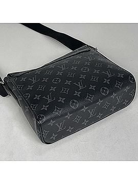 Louis Vuitton Louis Vuitton District PM NM Shoulder Bag, Monogram Eclipse Noir (Black), M44000, Men's. (view 2)