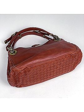 Bottega Veneta Bottega Veneta Intrecciato Handbag Shoulder Bag Leather Brown 162114 Women's (view 2)