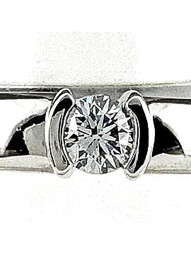 Tiffany & Co. Tiffany &amp; Co. Dots Ring, Platinum Ring with Small Diamonds, Pt950, Women's (view 2)