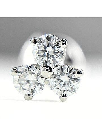 Tiffany & Co. Tiffany &amp; Co. Aria Earrings, Platinum, Melee Diamond Pt950, Diamond, Women's (view 2)
