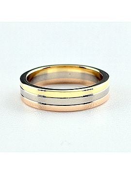 Cartier Cartier Three-Color Ring (YG Yellow Gold, PG Pink WG White Gold) - 750 Gold Women's (view 2)