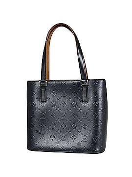 Louis Vuitton Louis Vuitton Stockton Tote Bag, Monogram Matte Blue, M55115, Women's (view 1)