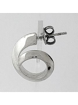 Bottega Veneta Bottega Veneta Spiral Earrings, Sterling Silver 925, Silver, Women's (view 2)