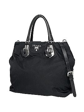 Prada Prada PRADA Logo Handbag 2-Way Nylon Nero (Black) Women's (view 1)