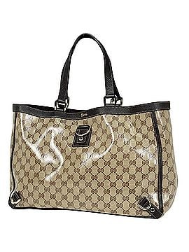 Gucci Gucci GG Crystal Tote Bag, Coated Canvas, Brown, 293580, Women's (view 1)