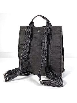 Hermès Hermes Herline Ad MM Backpack, Nylon Canvas, Gray, Women's (view 2)