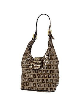 Fendi Fendi Zucchino Handbag Shoulder Bag, Coated Canvas, Brown, 26686, Women's (view 1)