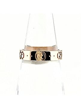 Gucci Gucci Icon Ring, Pink Gold (PG), 750, Women's Ring (view 1)
