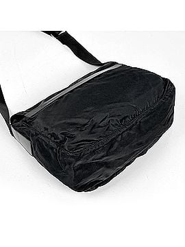 Prada Prada PRADA Logo Plate Shoulder Bag Messenger Nylon Nero (Black) B6671X Women's (view 2)