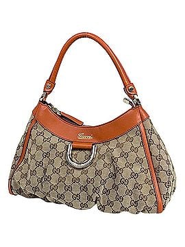 Gucci Gucci GG pattern shoulder bag, canvas, beige and orange, 190525, women's. (view 1)