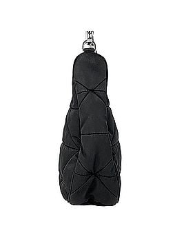 Prada Prada Padded Re-Nylon Shoulder Bag with Logo Plate, Nylon, Black (Nero) 1BC151, Women's (view 2)