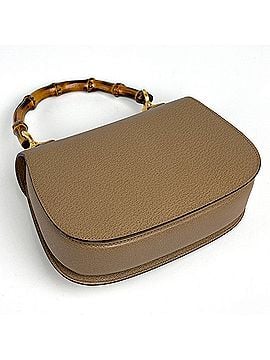 Gucci Gucci Bamboo Handbag, 2-Way, Old Gucci, 00010140188, Leather, Beige, Women's (view 2)