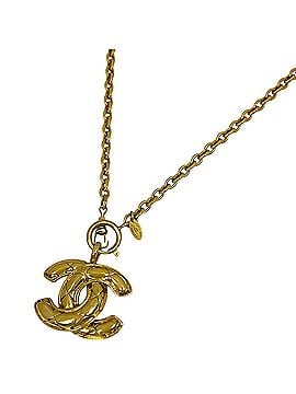 Chanel Chanel Coco Mark Chain Necklace GP Gold Women's (view 1)