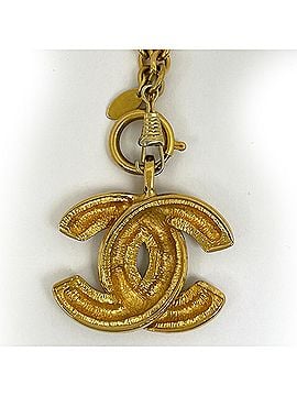Chanel Chanel Coco Mark Chain Necklace GP Gold Women's (view 2)