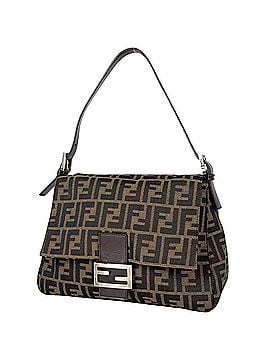 Fendi Fendi Zucca pattern shoulder bag, Mamma Bucket, one-shoulder handbag, canvas, brown, women's. (view 1)