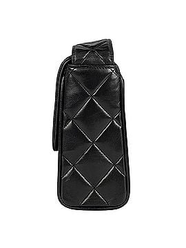 Chanel Chanel Coco Mark Shoulder Bag, Matelassé Leather, Black, Women's (view 2)