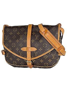 Louis Vuitton Louis Vuitton Saumur 30 Shoulder Bag, Monogram Brown, M42256, Women's (view 1)