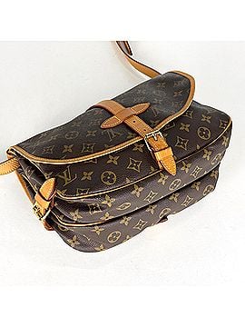 Louis Vuitton Louis Vuitton Saumur 30 Shoulder Bag, Monogram Brown, M42256, Women's (view 2)