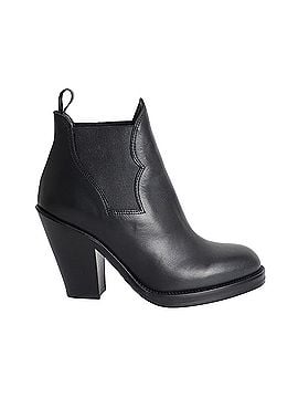 Acne Acne Studios Star Ankle Boots in Black Leather (view 1)